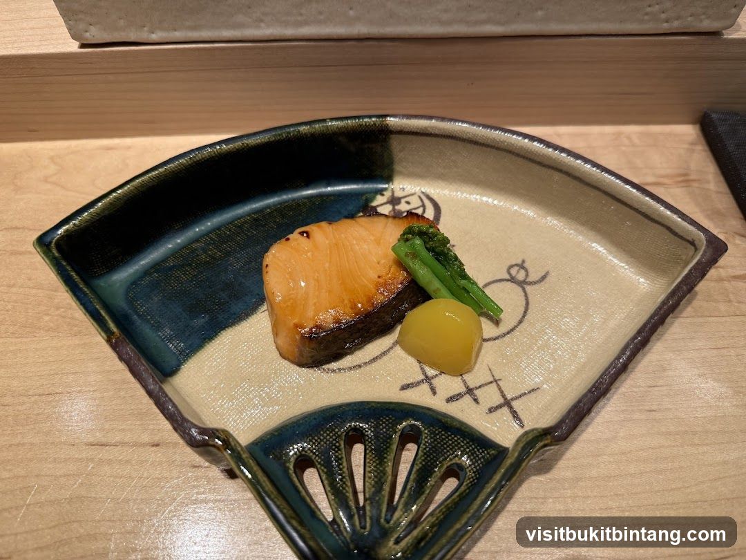 Seared Fish with Garnish