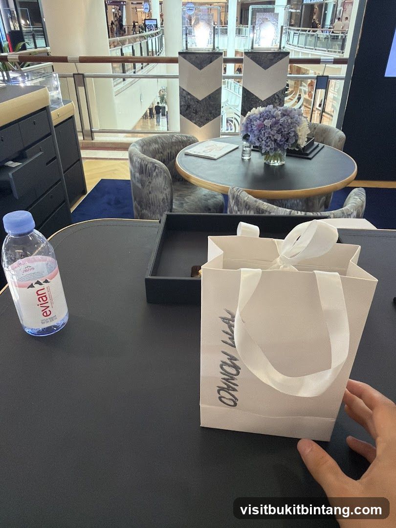 Shopping Bag and Water Bottle