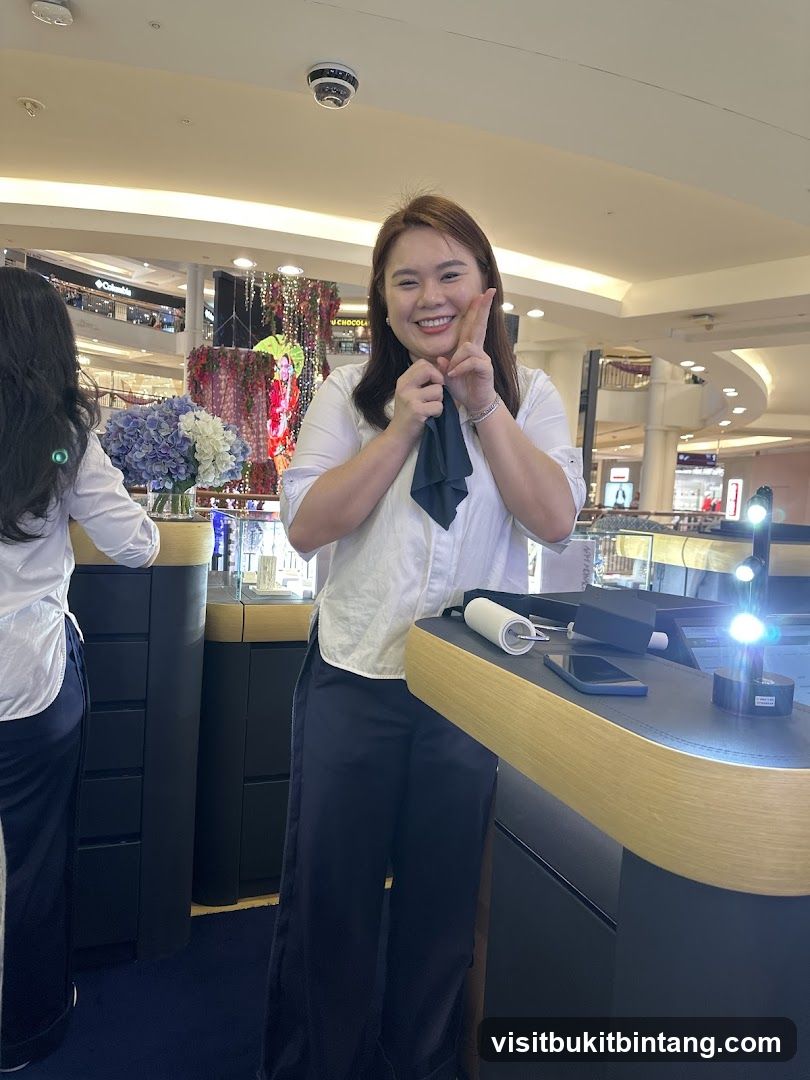 Sales associate posing for a photo