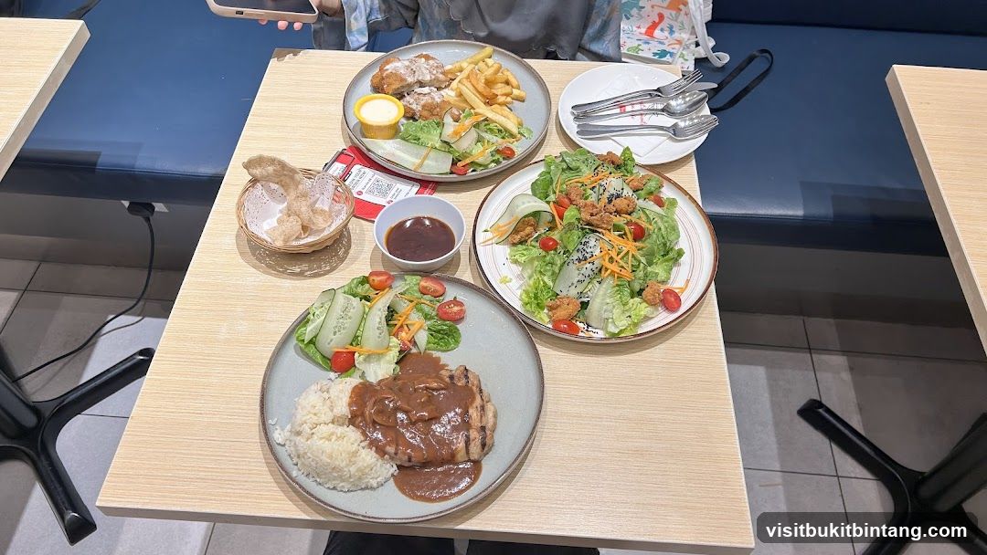 Table with meals