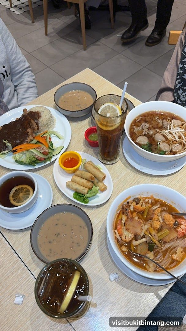 Table with Food and Drinks