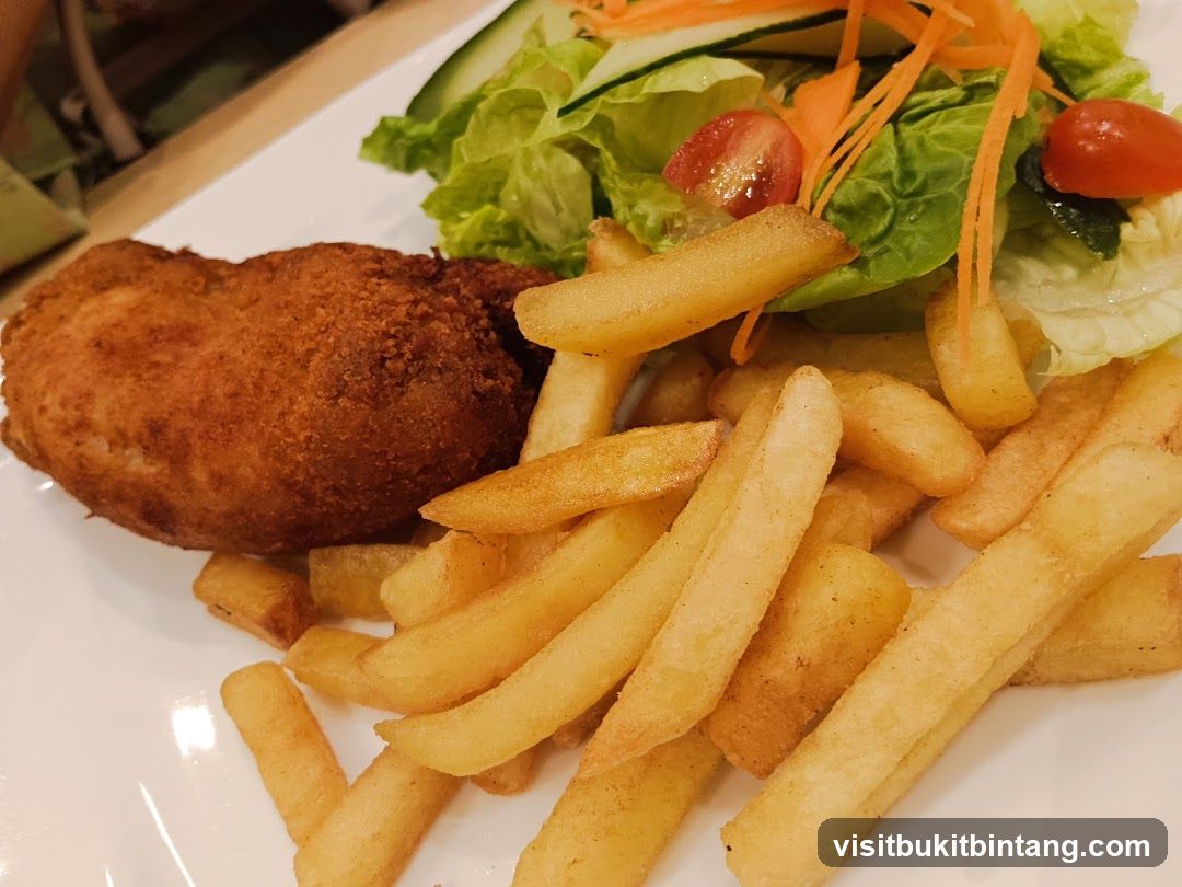 Fried Chicken and Fries