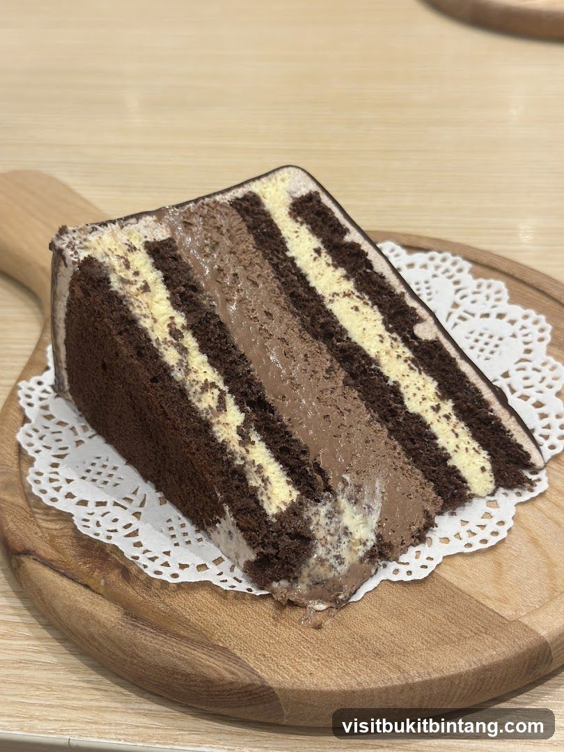 Slice of Chocolate Cake