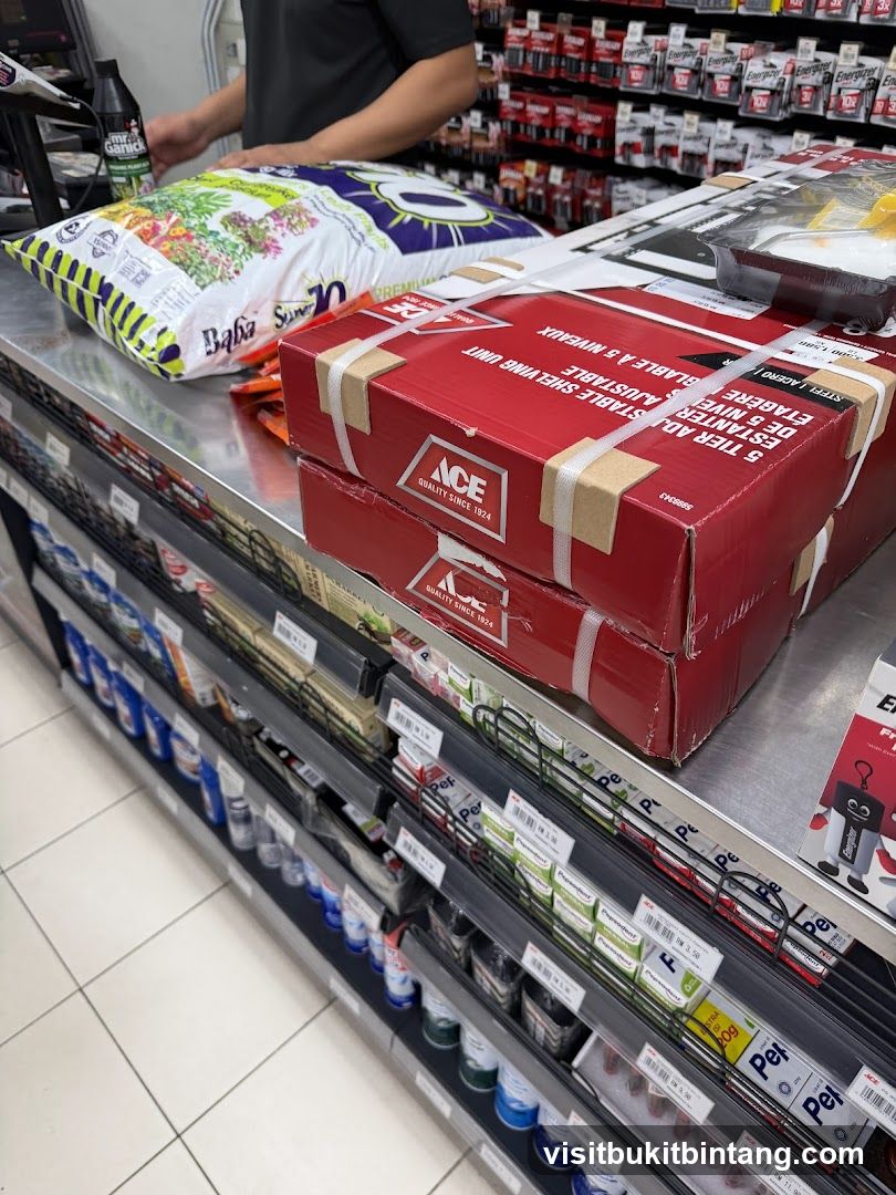 Checkout Counter with Products