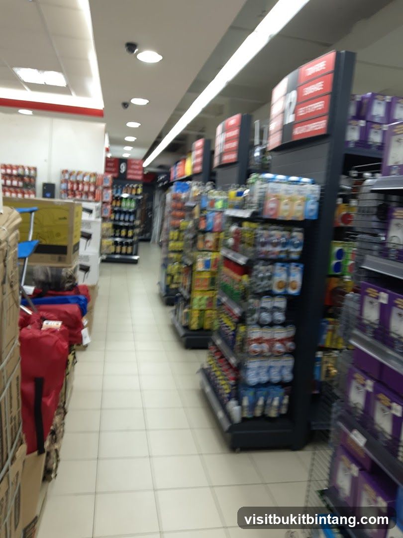 Aisle in a store