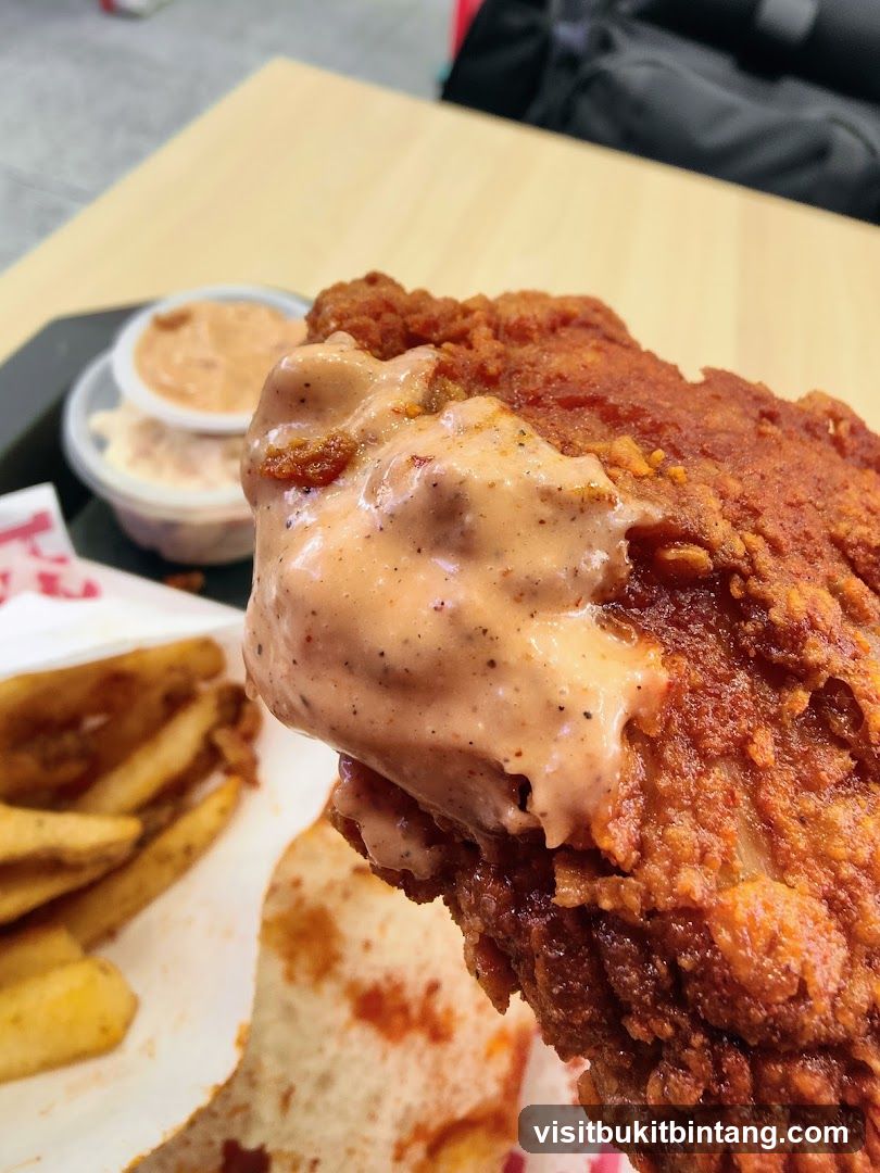 Fried Chicken with Fries and Dip