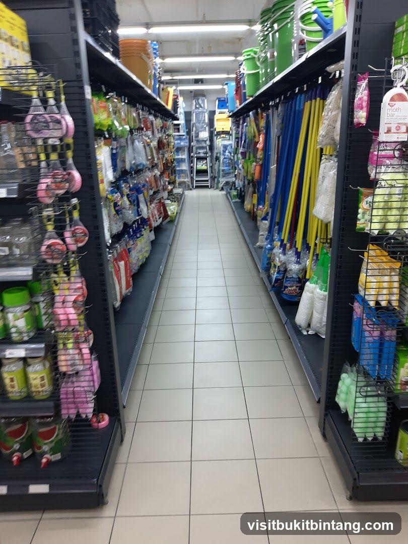 Aisle of Cleaning Supplies