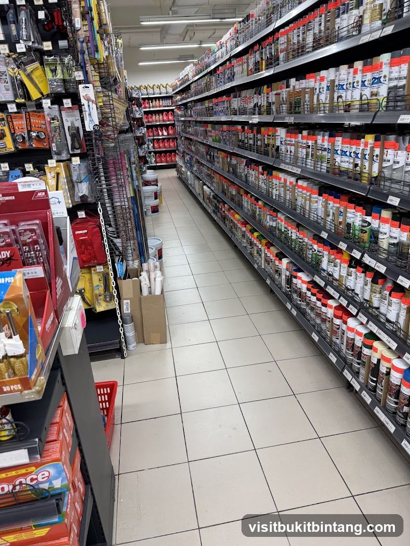 Aisle of Products in a Store