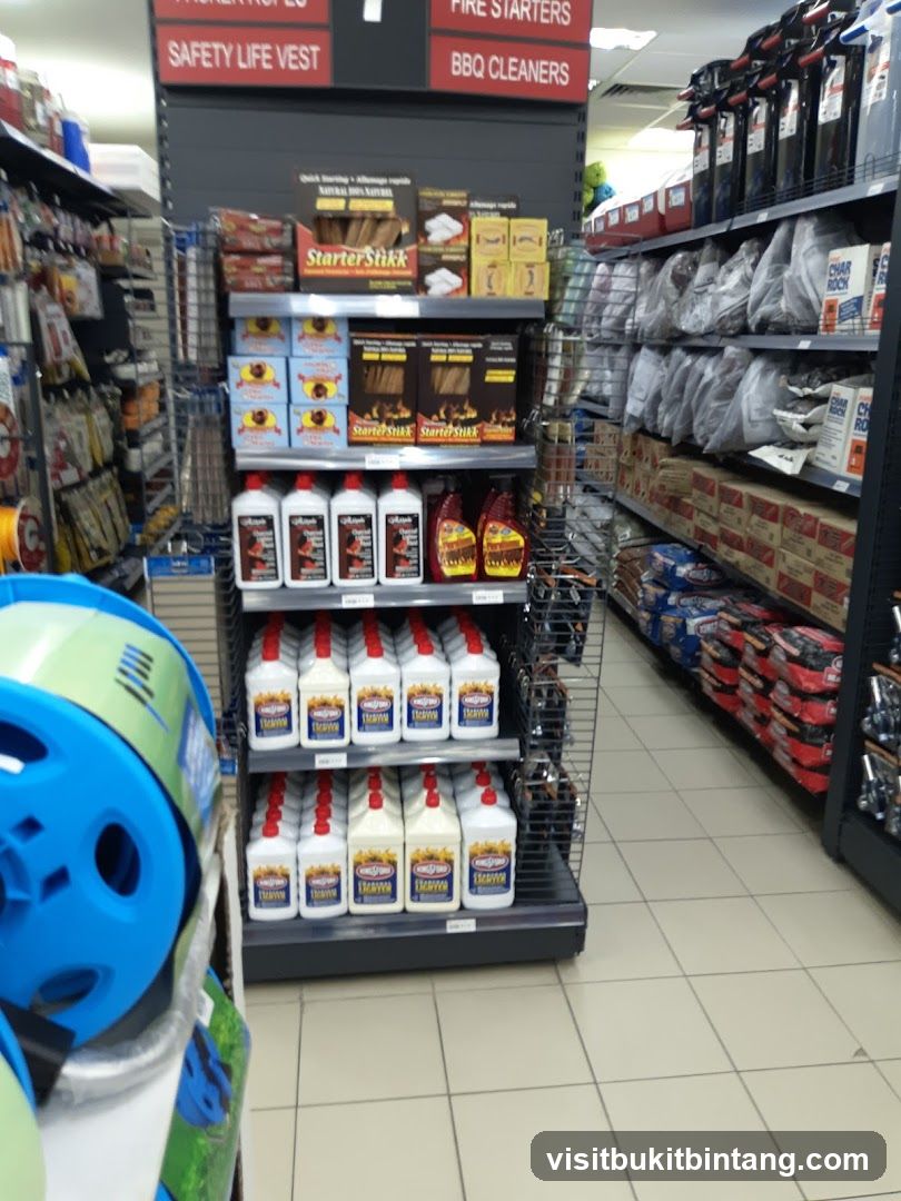 BBQ Supplies Aisle