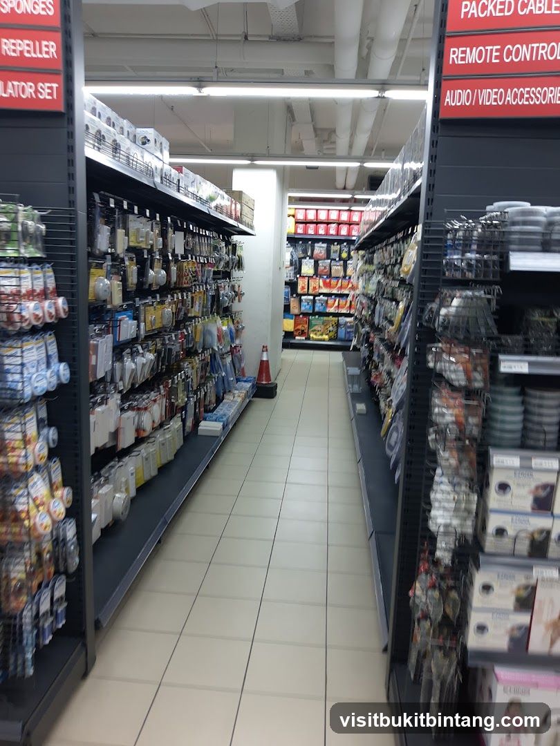 Aisle in a store