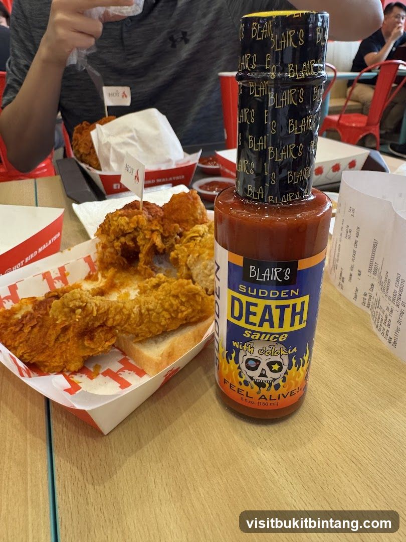Fried Chicken with Hot Sauce