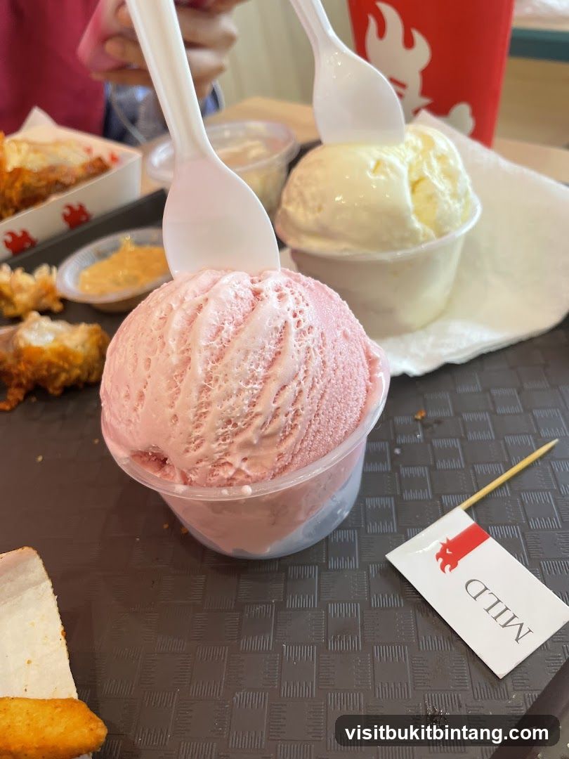 Ice Cream and Fried Food