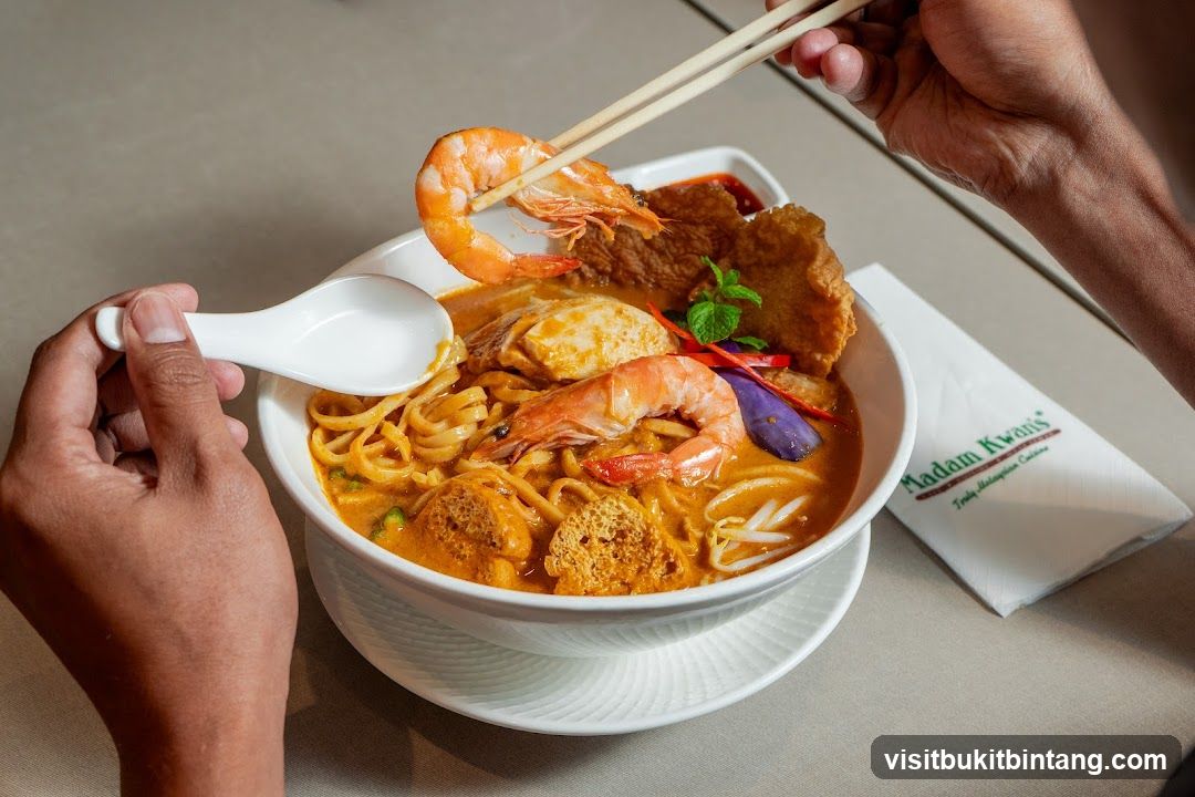 Laksa with Prawns