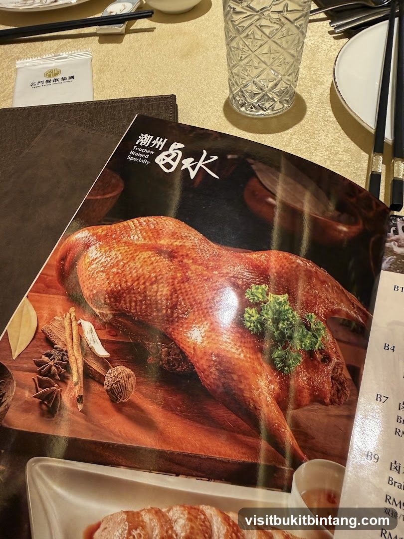 Teochew Braised Specialty Menu