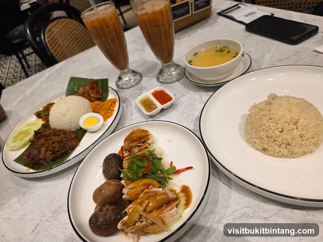 Table with Food and Drinks