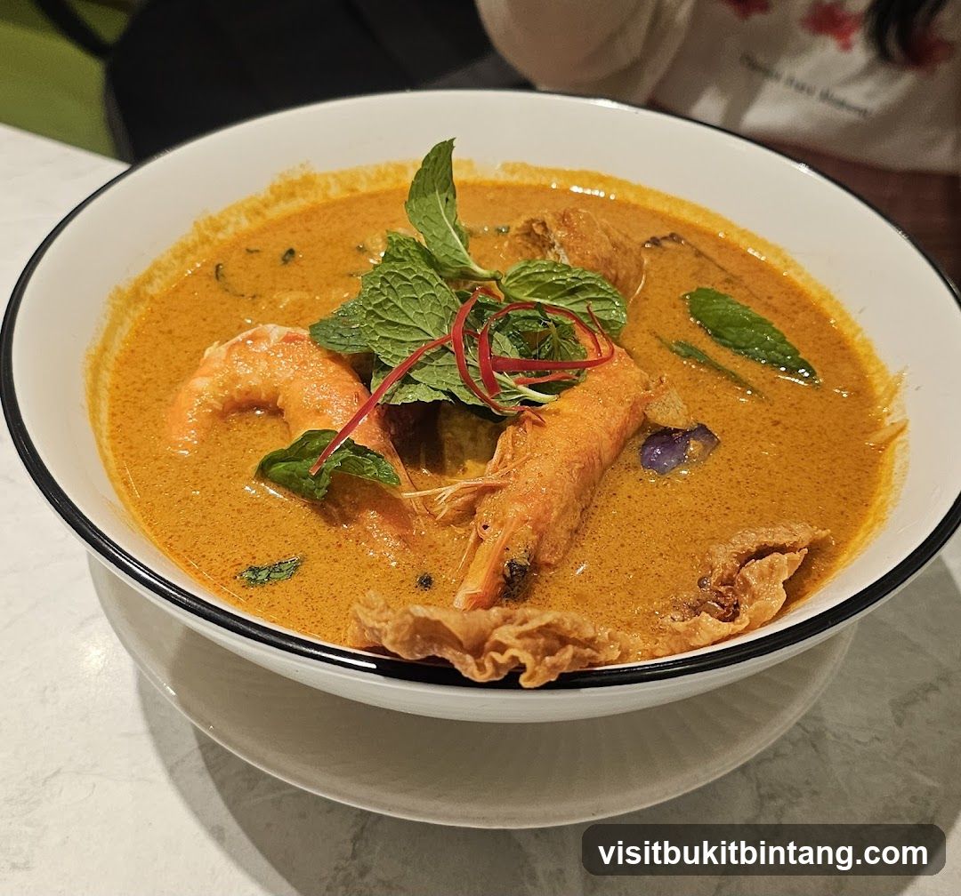 Laksa with Prawns