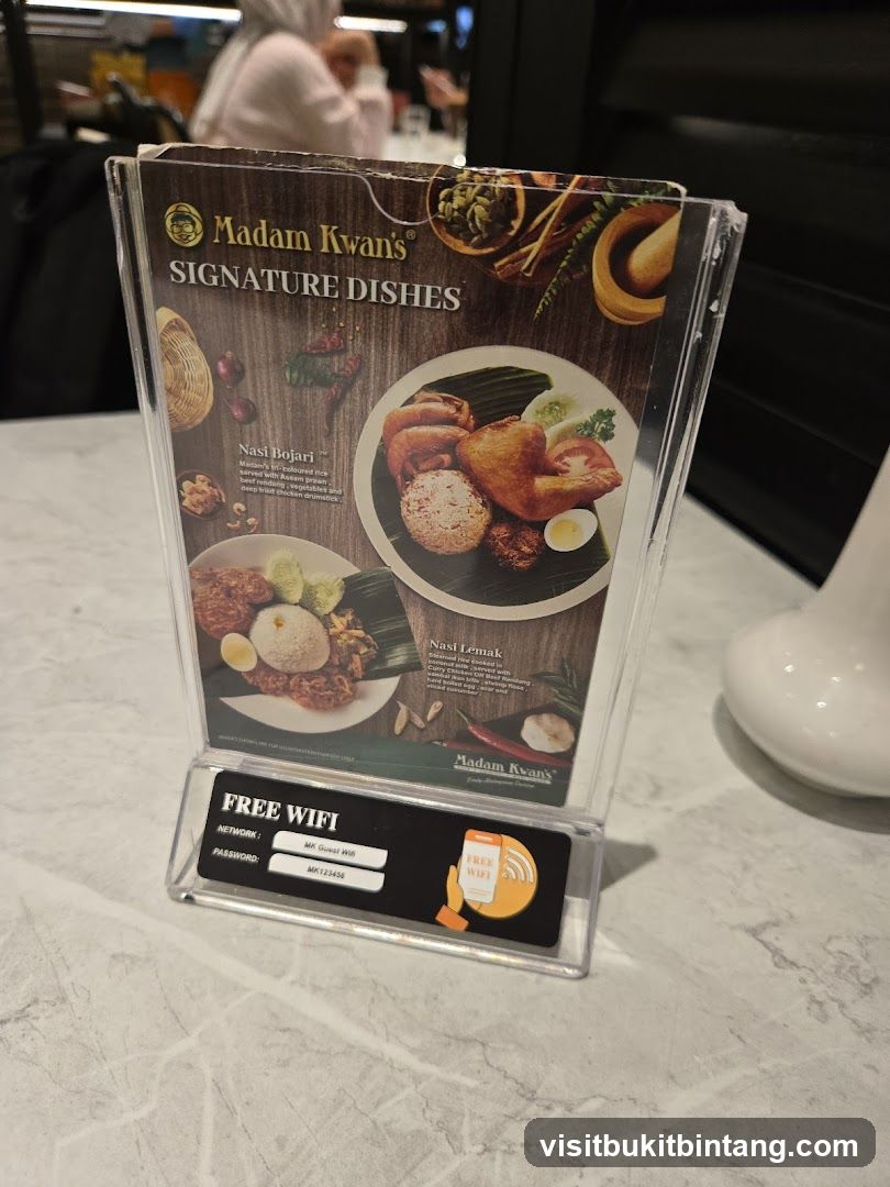 Madam Kwan's Signature Dishes