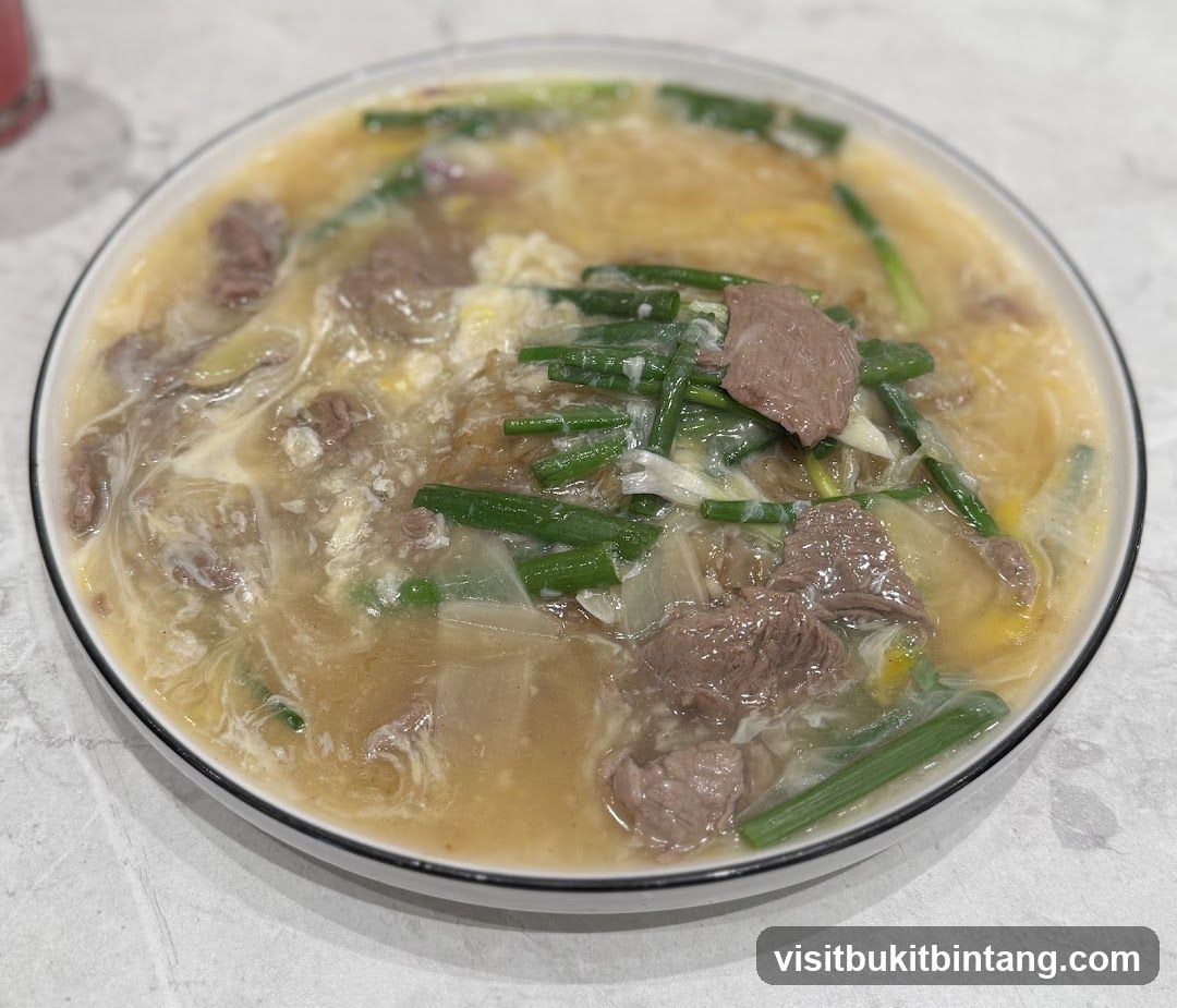 Beef and Egg Drop Soup