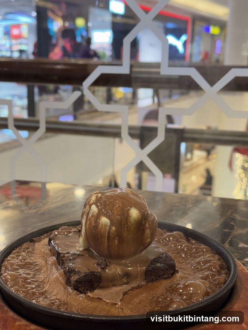 Sizzling Brownie with Ice Cream
