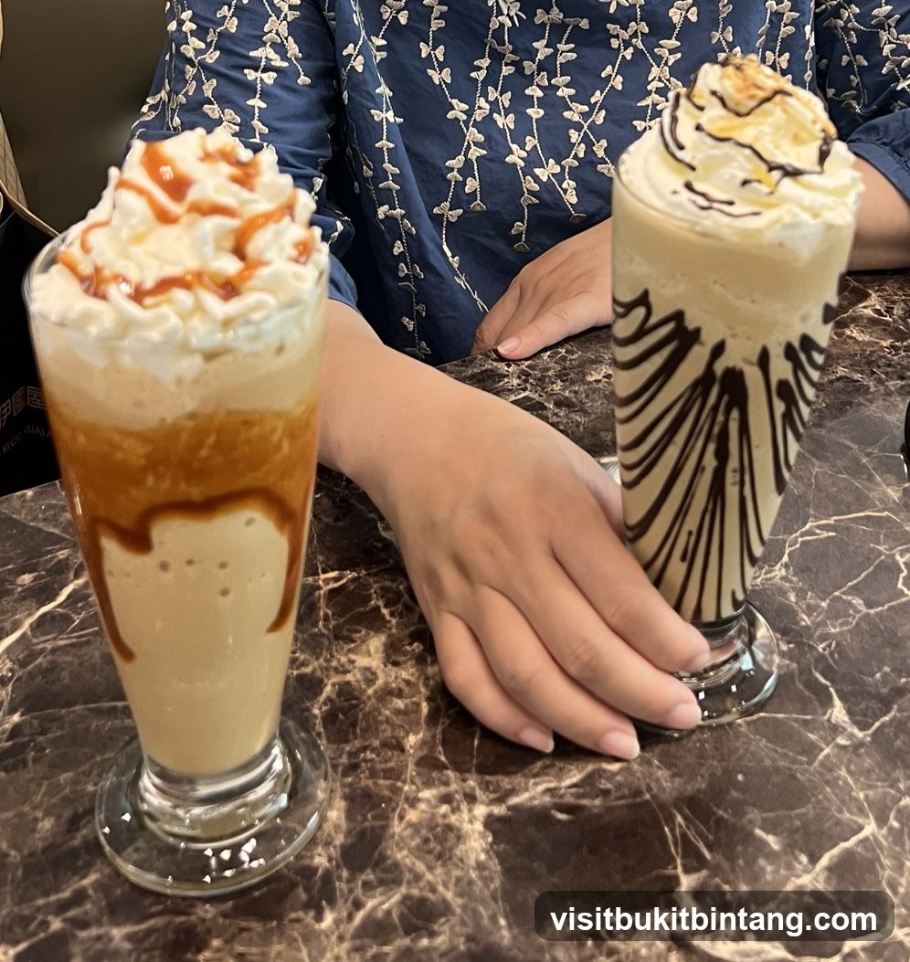 Two Iced Coffee Drinks