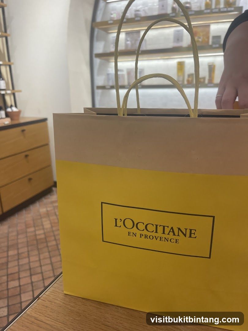 L'Occitane Shopping Bag