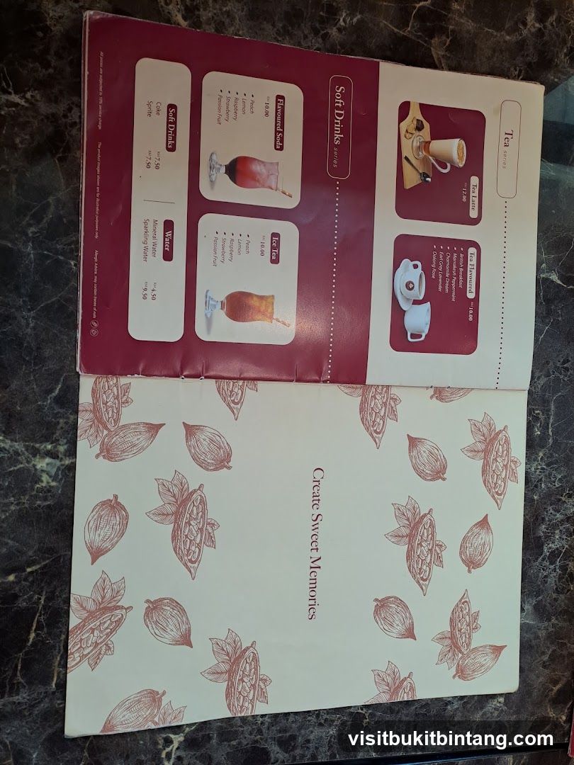 Drinks Menu