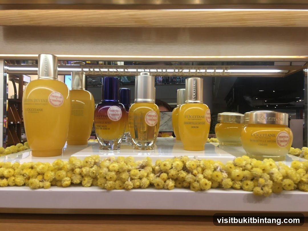 L'Occitane Skincare Display