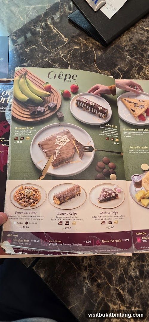 Crêpe Series Menu