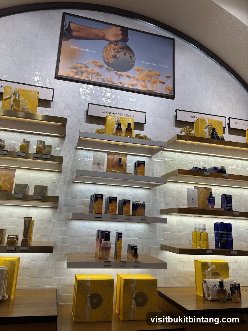 Skincare Products Display