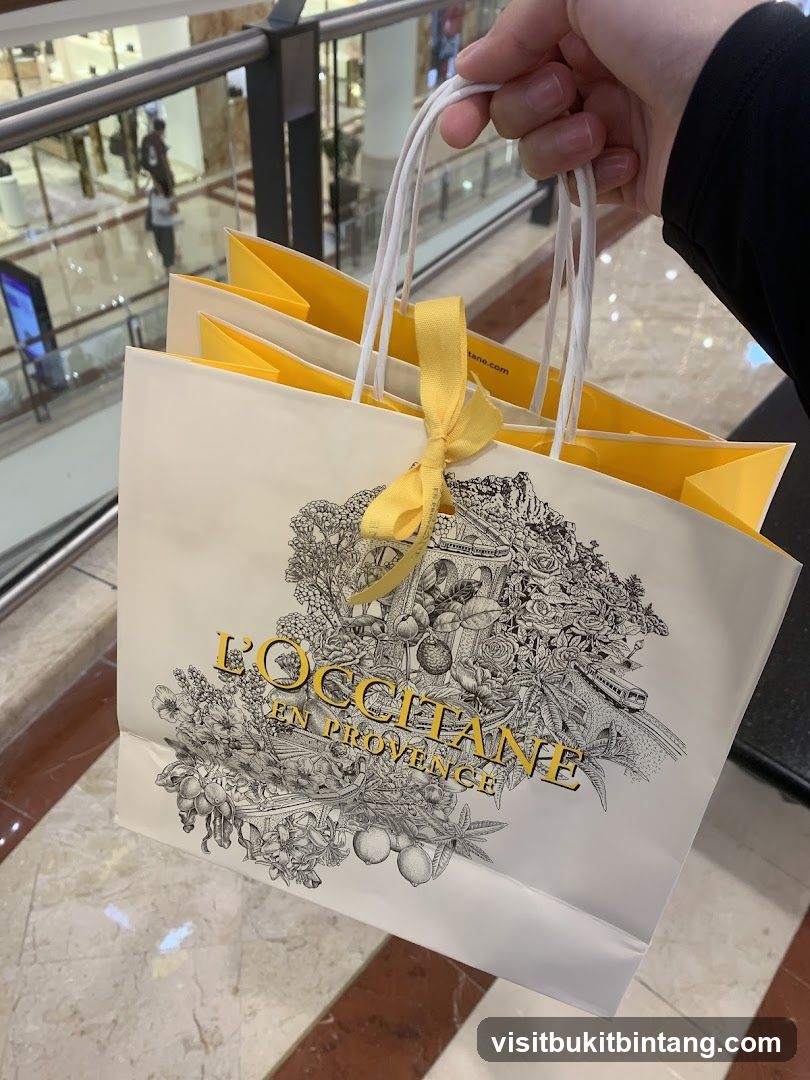 L'Occitane Shopping Bags