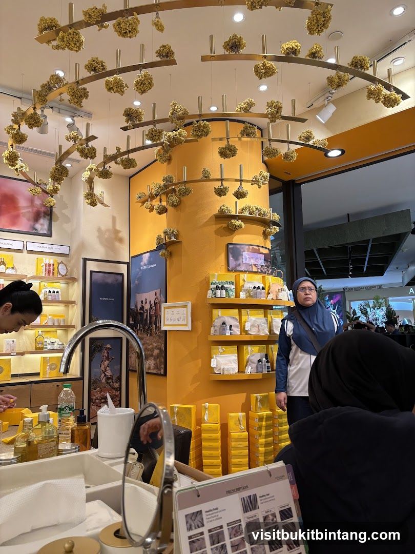 Cosmetics store interior
