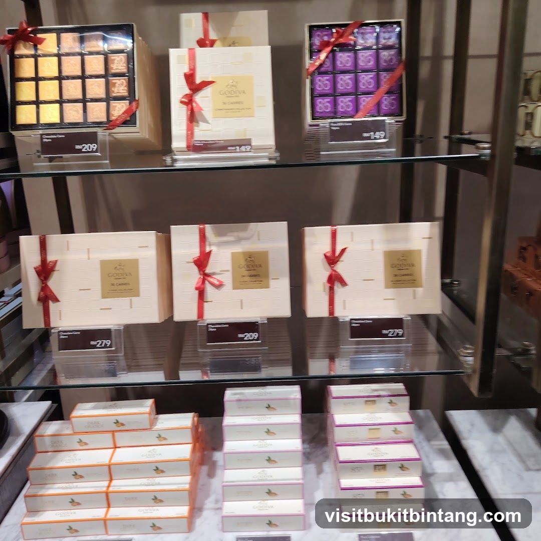 Godiva Chocolates Display