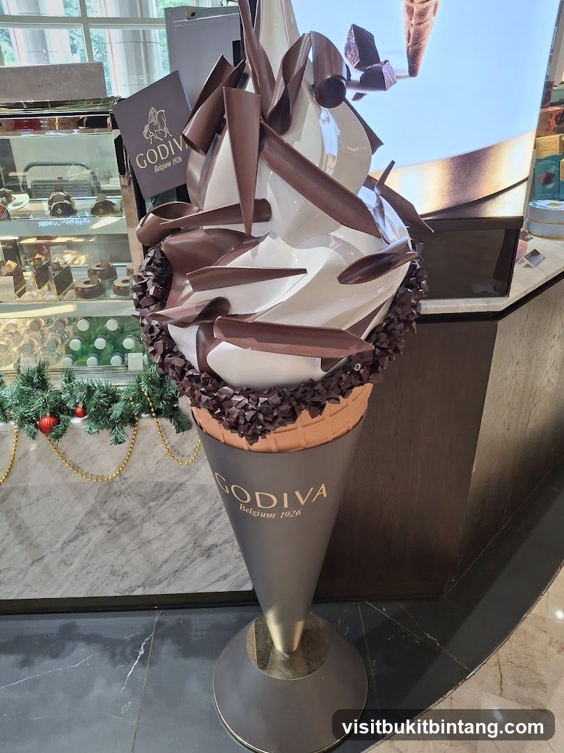 Godiva Ice Cream Display