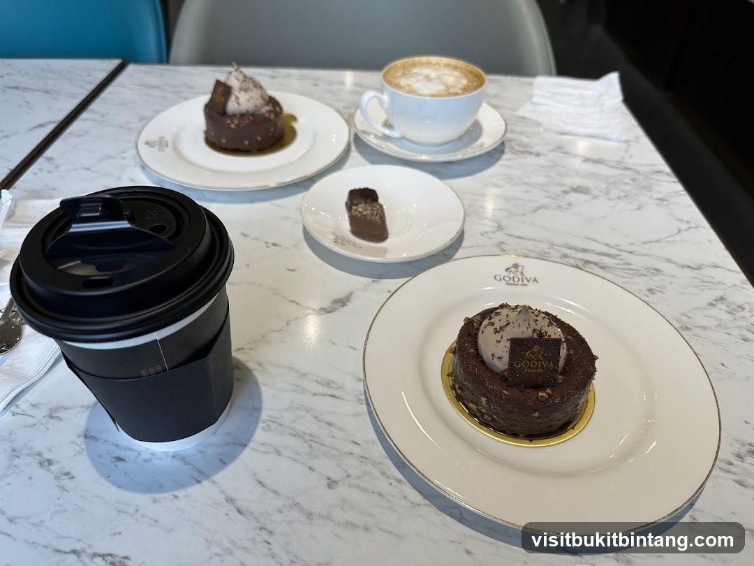 Godiva Desserts and Coffee