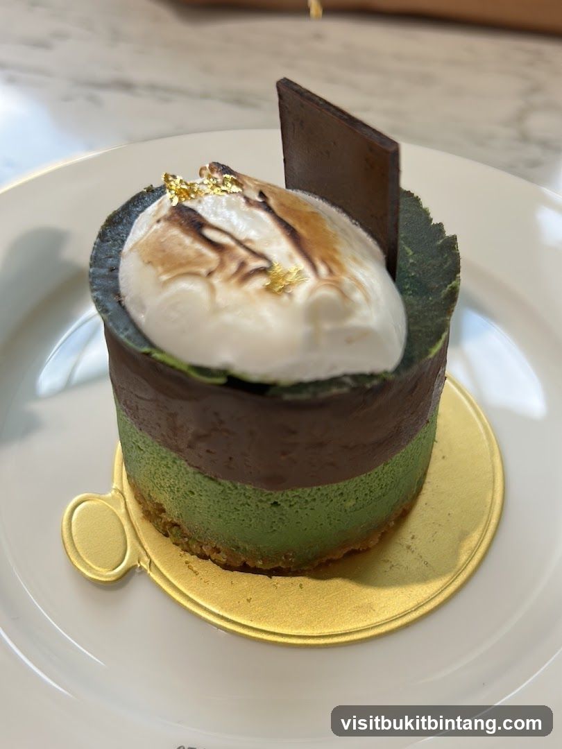 Matcha Chocolate Mousse Cake