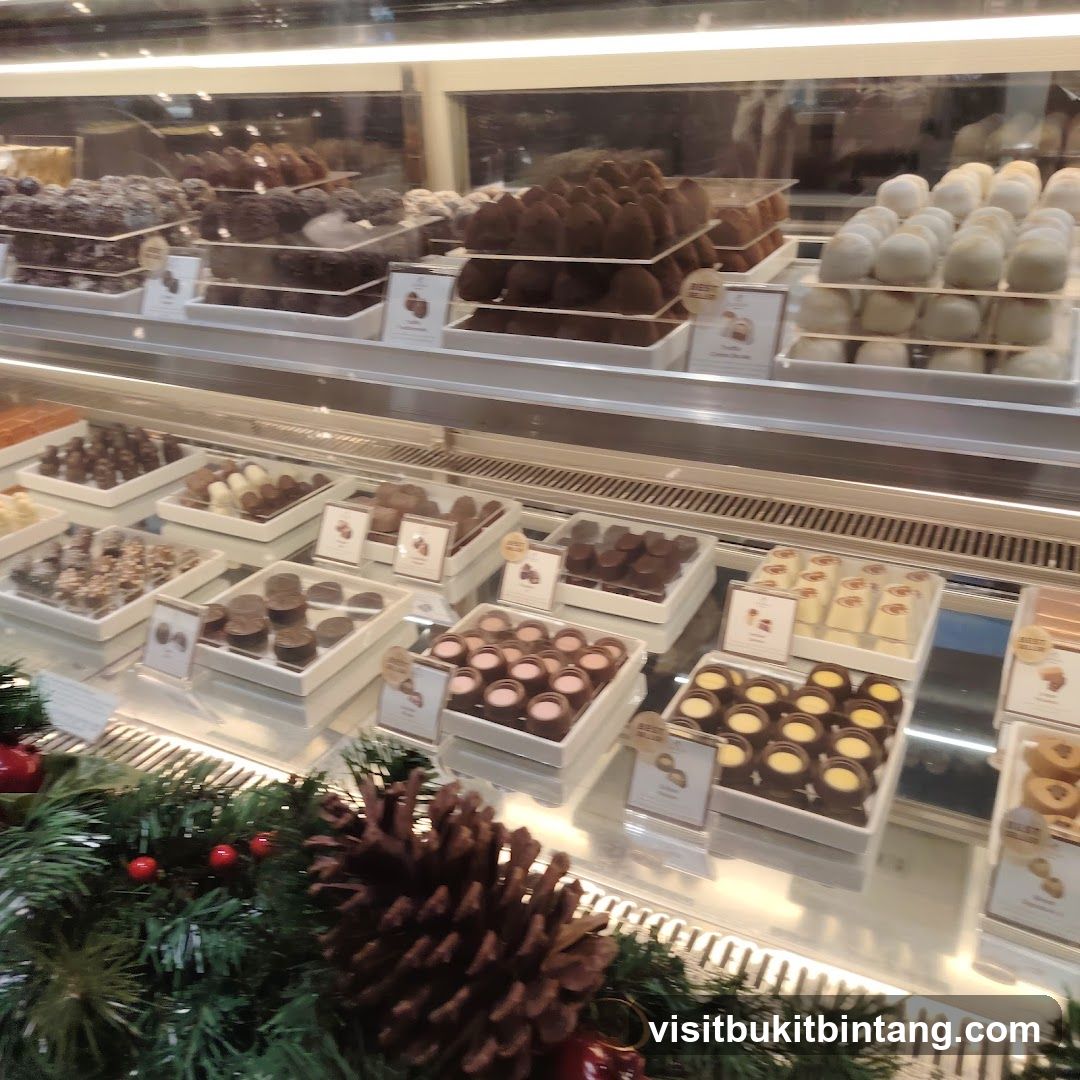 Chocolates on Display