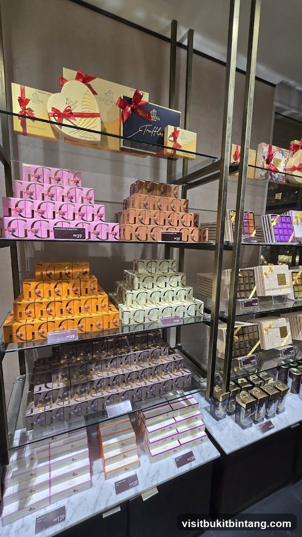 Godiva Chocolates Display