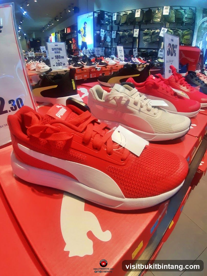 Puma Shoes Display
