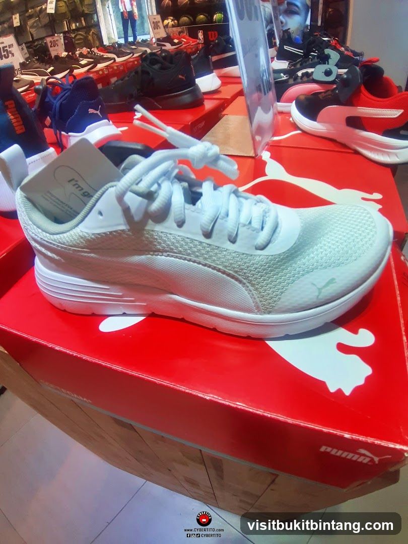 Puma Shoes Display