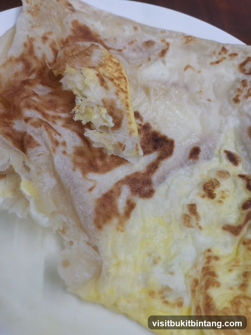 Roti Canai with Egg