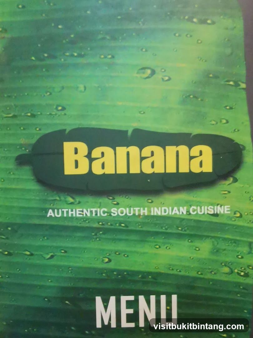 Banana Menu