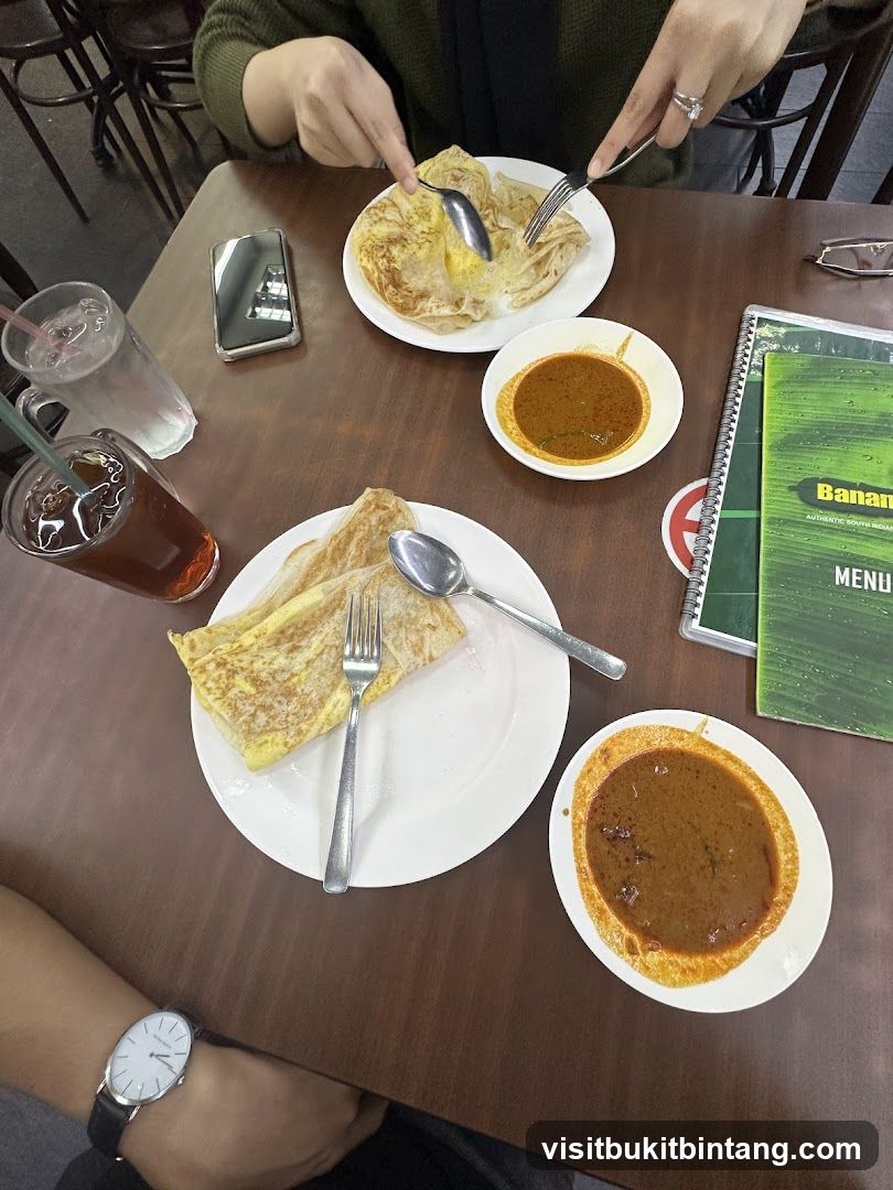 Roti Canai with Curry