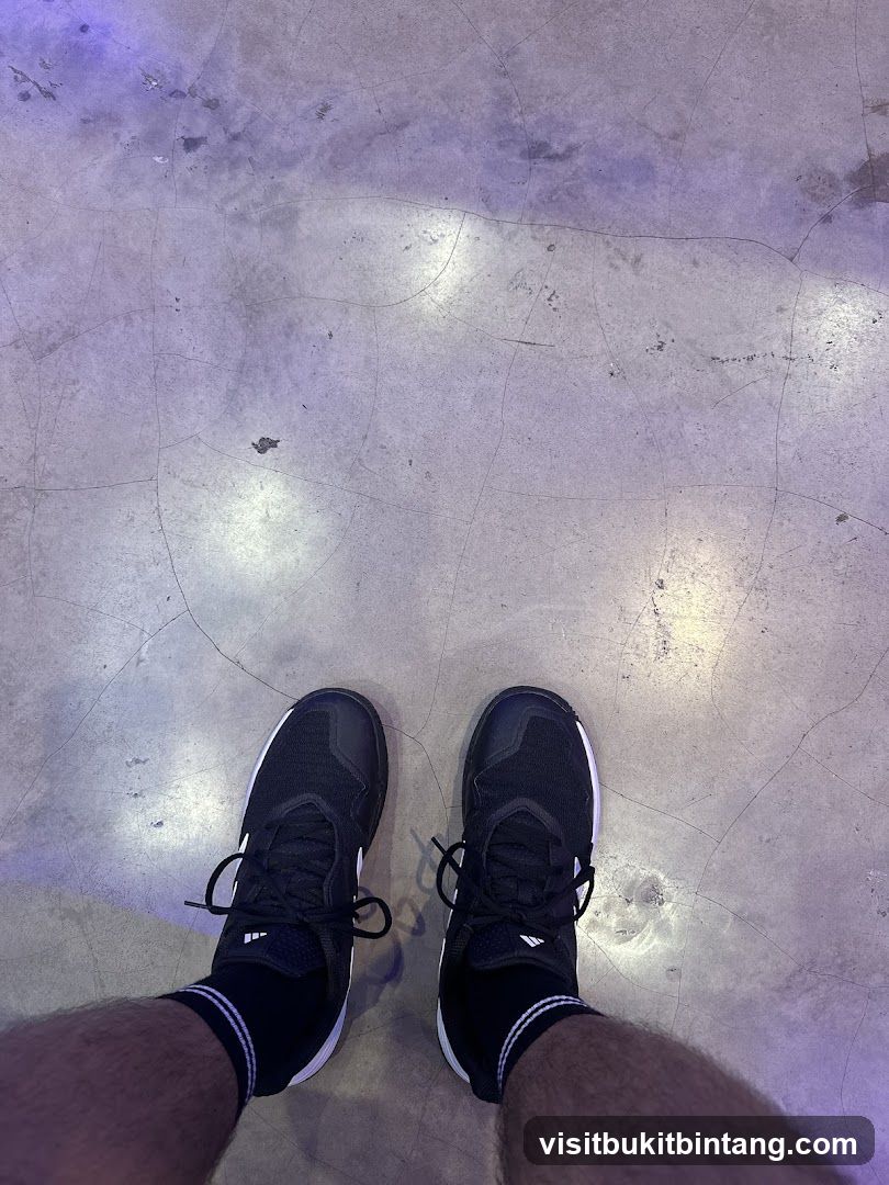 Black Sneakers and Socks