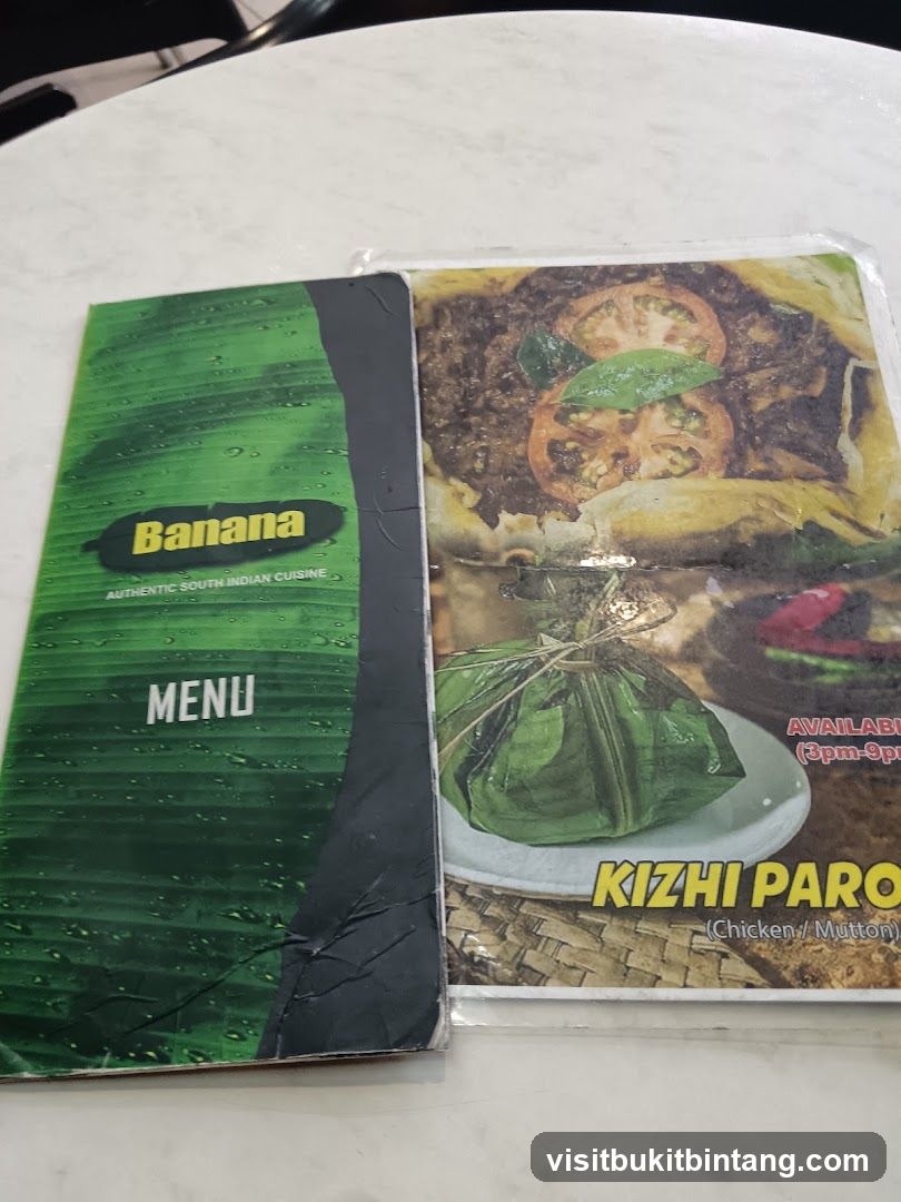 Banana Menu