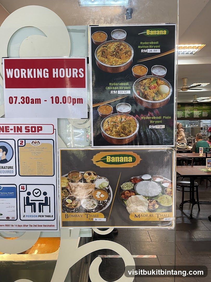 Restaurant Menu and Information
