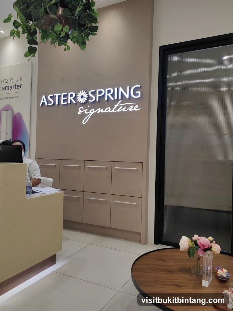 Interior of Aster Spring Signature