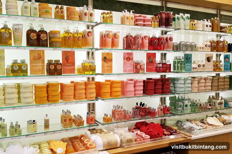 Skincare Products on Shelves