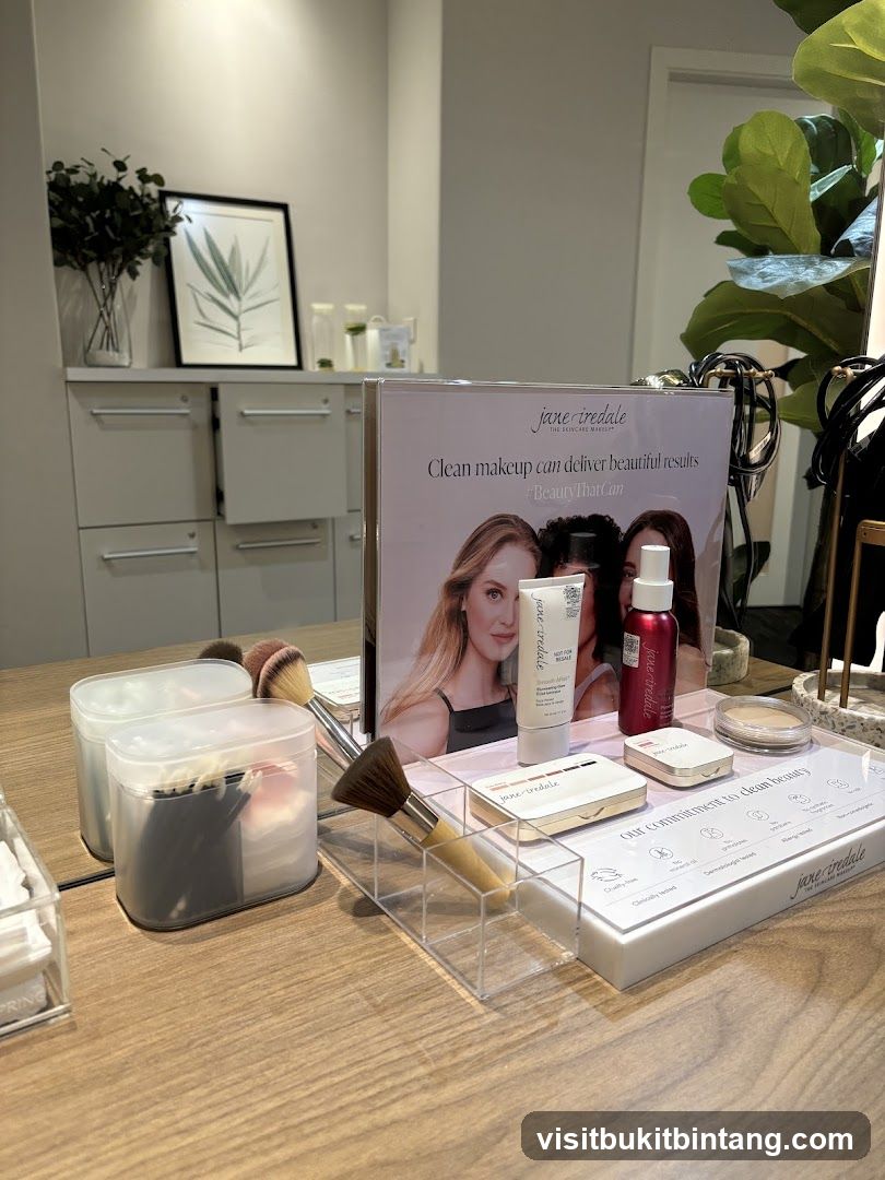 Jane Iredale Makeup Display