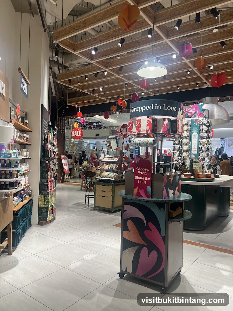 Store Interior with Decorative Elements
