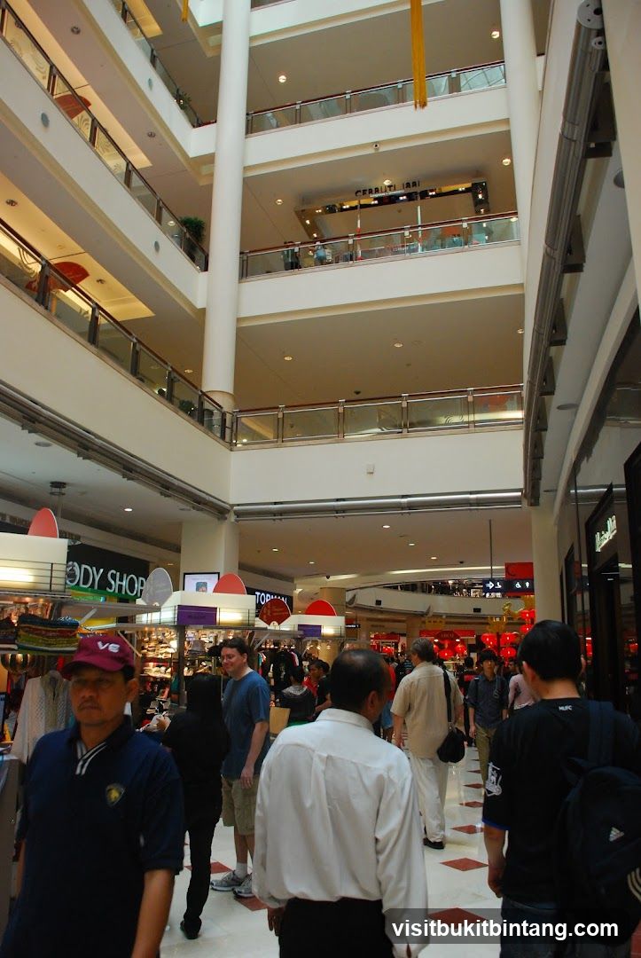 Busy Shopping Mall Interior